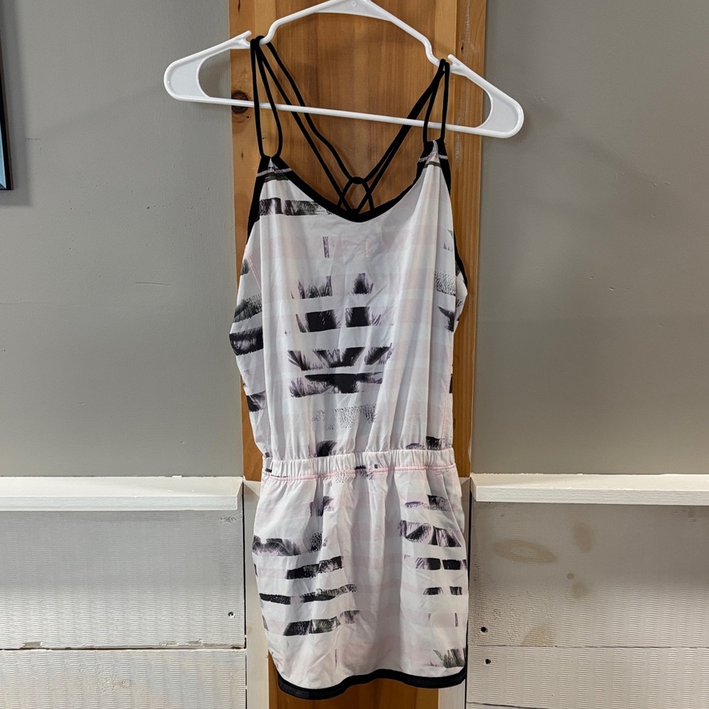 Lululemon athletic striped romper